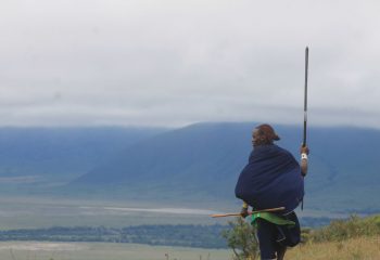 maasai at ngorongoro