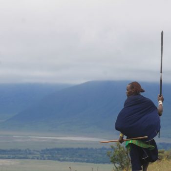 maasai at ngorongoro